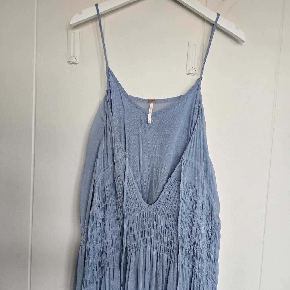 Free People Lini Smocked Dress Size XS - Picture 10 of 15